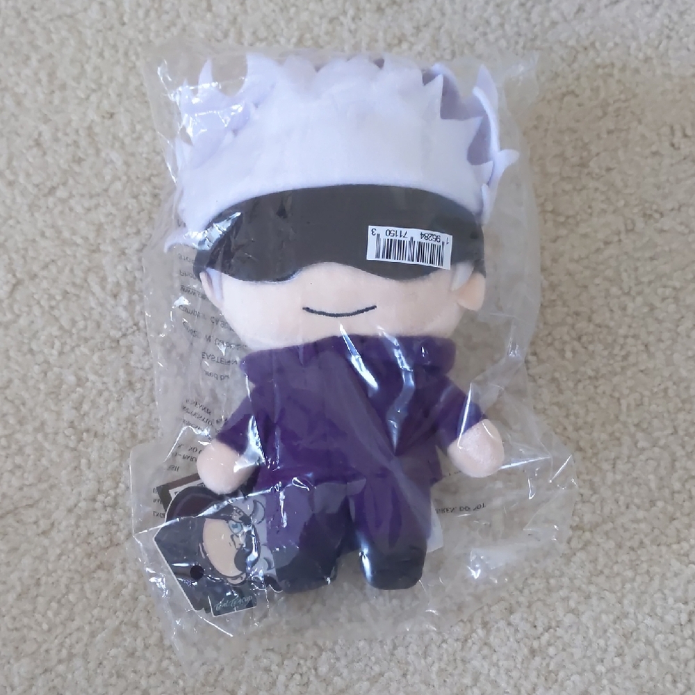 Jujutsu Kaisen Purple and White Plush Toy